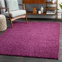 Уметнички ткајачи Фурни виолетова 2 '3' модерен килим со цврста област