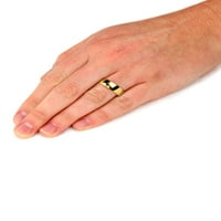 Крајбрежен накит злато позлатен прстен за венчавки од не'рѓосувачки челик