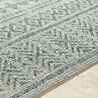 Уметнички ткајачи Eagean Ориентална област килим, аква, 4'3 5'11