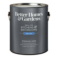 Подобри домови и градини за внатрешна боја и буквар, Tidepool Blue, галон, полу-сјај
