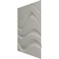 Ekena Millwork 5 8 W 5 8 H бран Endurawall Декоративен 3Д wallиден панел, Универзална метална морска магла