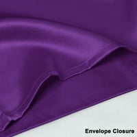 Уникатни поволни цени мама свилен перници за затворање на пликот Виолетова крал