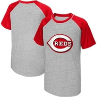 Младински MLB Продукции Хедер Греј Синсинати црвени MBSG маица
