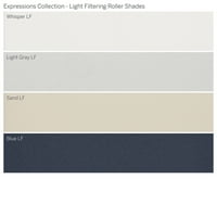 Колекција на сопствени изрази, ролери за филтрирање на безжична светлина, сина, 1 2 ширина 72 Должина