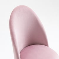 Главни работи на модерен акцент стол, руменило розово