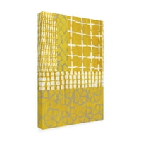 Трговска марка ликовна уметност „Златен блок печатење i“ платно уметност од Шариклија Зарис