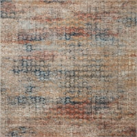 Лолои II Бјанка колекција Биа-океански зачин, апстрактна област килим 11'-6 15 '