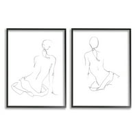 Stuplepe industries женски гестови цртежи минималистички криви дизајн на линијата од Итан Харпер, парче, 11