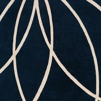 Уметнички ткајачи Оакура темно сина модерна 8 '10' килим во областа на бубрезите