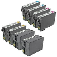 Брза-повторно воспоставен сет на касети за T252XL серија T252XL црна, T252XL Cyan, T252XL Magenta, & T252XL жолт за употреба во WF-3620, WF-3640, WF-7610