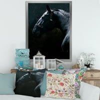 DesignArt „Затвори на Торборедни Нониус Сталион коњ II“ Фарма куќа врамена уметничка печатење