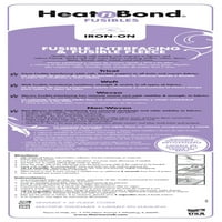 Heatnbond Fusible Tricot Soft Streter All Bias 20 Интерфејс на ткаенина, бело, yd завртка