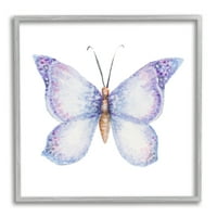 СТУПЕЛ ИНДУСТРИИ Прекрасна пурпурна пеперутка крилја животински инсекти сликарство сликање сива врамена уметничка