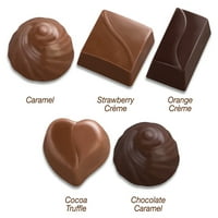 Елмер чоколадо, разновидно млеко и темно чоколадо, срцето на Денот на вineубените во училницата, 2oz
