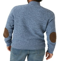 Копче за машка машка памучна пресврт се потсмева со големина на џемпер XS до 4xB
