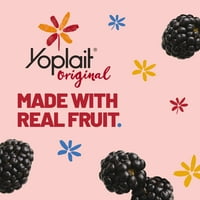 Yoplait Оригинална берба на капина со малку маснотии, чаша од јогурт од Оз