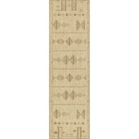 Нулум Александра Ацтек Внатрешен килим на отворено, 2 '8', беж