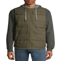 Wrangler Men's Fle Rake Vest со удобно руно аспиратор