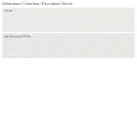 Колекција за прилагодени рефлексии, 2 Бесплатни ролетни од дрво, ролетни со песок, 1 4 Ширина 72 Должина