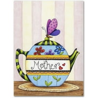 Заштитена марка ликовна уметност Чај на мајката Канвас уметност од ennенифер Нилсон