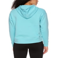 Rebin's Women's Women's Rebint Cupped Hoodie со предниот џеб