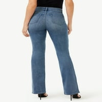 Софија фармерки женски аура високи издигни фармерки за подигање на слабиот удар