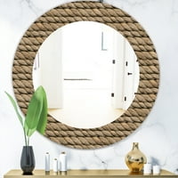 DesignArt 31,5 31,5 Brownидно огледало на кафеава куќа