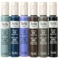 Martha Stewart Multisurface Satin Acrylic Paint Set, 2oz. Бои