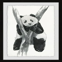 Lonesome Panda Framed Print Print