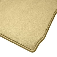 BMW Beige Classic Teark Car Mats Damts Пони душеци, прилагодено вклопување за ,, - - Возач и патнички душеци