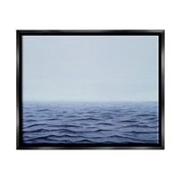 Stuple Industries огромна океанска хоризонт смирувачки сини водни бранови Фотографија etет црно лебдечки платно