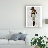 Трговска марка ликовна уметност „Поло коњ, целосна“ платно уметност од Фаб Фанки