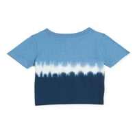 Гаранималс бебе момчиња натопи маица со кратки ракави за боја, големини 0 3м-24м