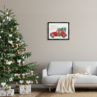 Ступеларска индустрија Санта Гномес Возејќи Божиќниот автомобил за одмор Графички уметнички џет, црно лебдечко