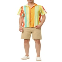 Единствени поволни цени за летни шарени кошула со кратки ракави со кошули со кратки ракави на плажа