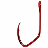 Matzuo Sickle Siwash Open Eye Kook, Red Chrome, 6, 25-пакет