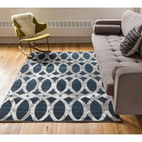Добро ткаен дулцет егзотичен килим со модерна област