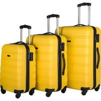 Патнички багаж, Aukfa Hardside Expernable Culcase со вртења на тркала, издржливи вртења на тркала и вградени