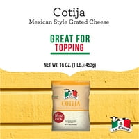 Мексикански стил Ла Чона Котија, рендано сирење Оз. Торба