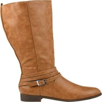 Collectionенска колекција на списанија Ivie Knee High Boot Brown Fau кожа м