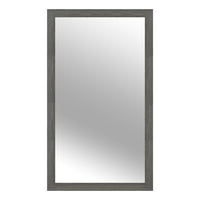 Greywash Woodgrain врамен акцент wallидно огледало 16 x20 од Галерија решенија