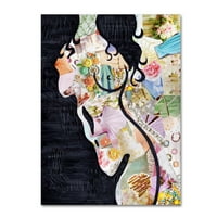Трговска марка ликовна уметност „бринета“ платно уметност од Артпоптарт