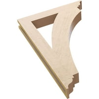 Екена Милхаурд 1 2 W 24 D 36 H Thorton Thronton Trational Rough Cedar Woodgrain Timberthane Brace, подготвен