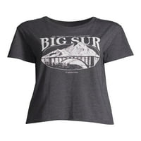 Графичка маица со кратки ракави на Петто Сонце, Bigенски Биг Сур