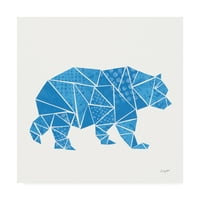 Трговска марка ликовна уметност „Геометриско животно i“ платно уметност од Кортни Прахл