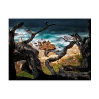 Денис Фрејтс „Роки крајбрежје 20“ платно уметност