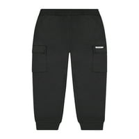 Hind Boys Fleece Jogger со технолошки џеб, 2-пакет, големини 4-16