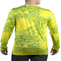 Realtree Wav Neon Citrus Camo Mean's Mean Ghong Performance Performance Tee