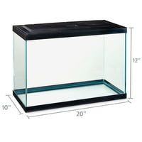 Аква култура 20-галон пластичен аквариум за стартување