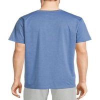 Маичка за маица на екипажот за машки салон на Рибок со кратки ракави